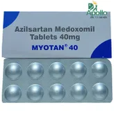 Myotan 40 Tablet 10's, Pack of 10 TABLETS