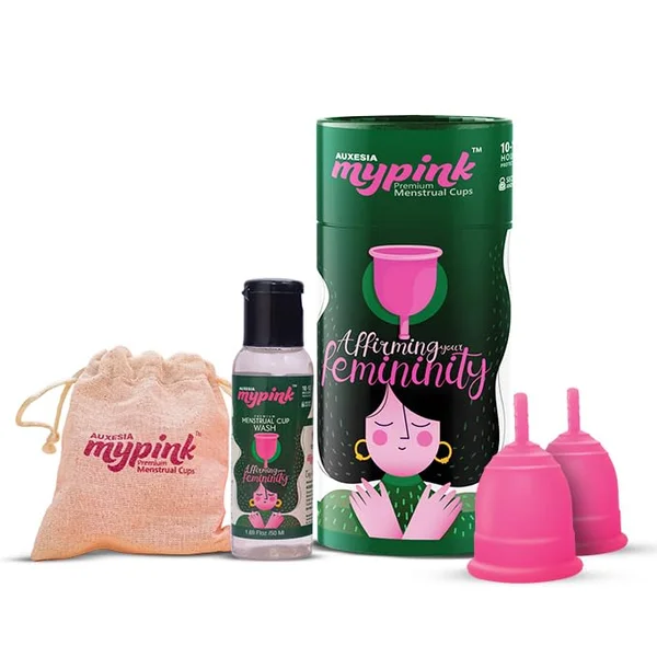 MYPINK Menstrual Cups Small for Women, 2 Count
