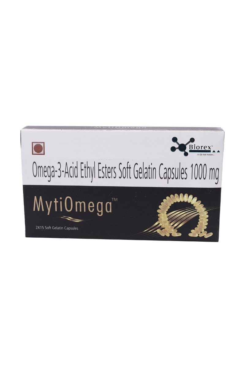 Mytiomega Soft Gelatin Capsule 15's, Pack of 15 CAPSULES Mytiomega Soft Gelatin Capsule 15's, Pack of 15 CAPSULES