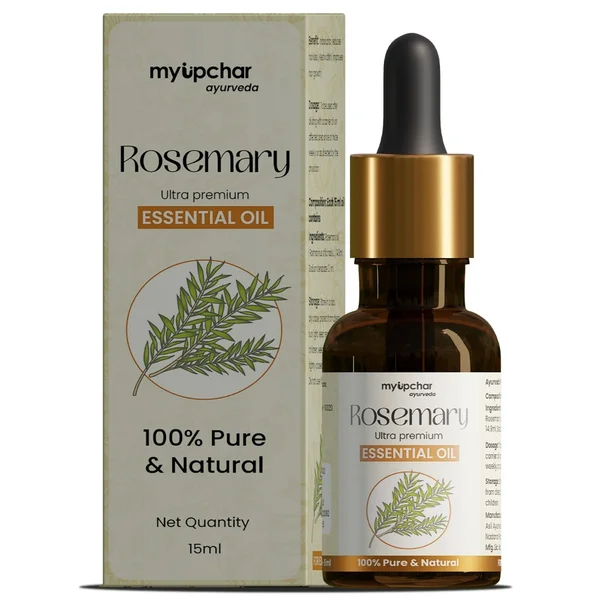 Myupchar Ayurveda 100% Pure & Natural Rosemary Essential Oil, 15 ml