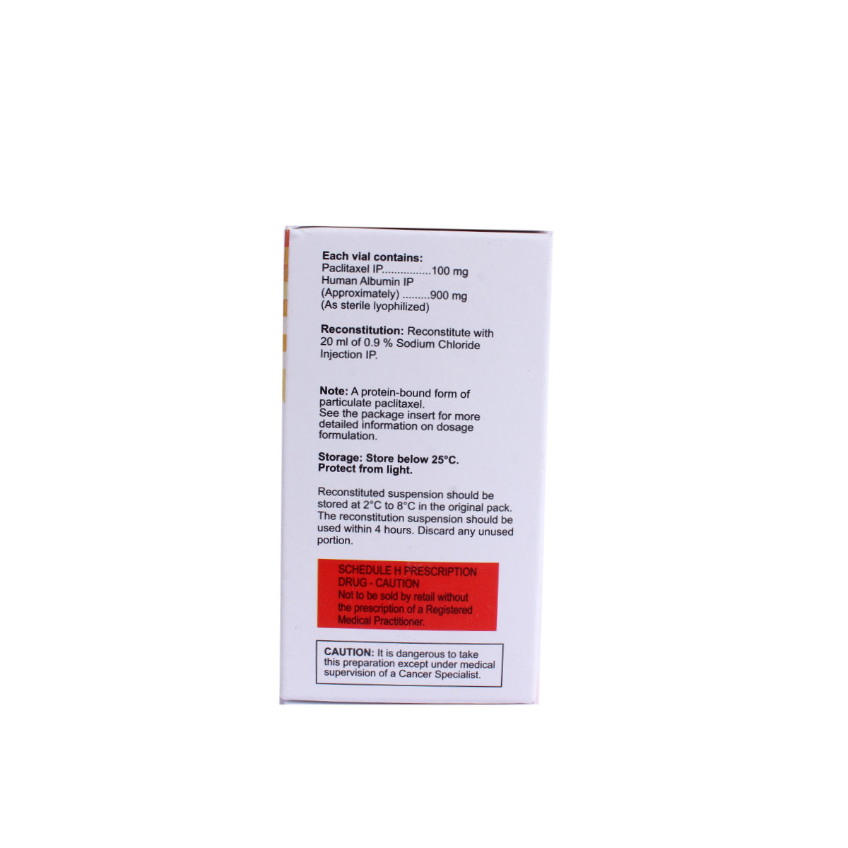 Nab Altaxel Injection 1's, Pack of 1 INJECTION Nab Altaxel Injection 1's, Pack of 1 INJECTION