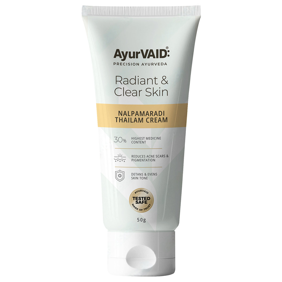 AyurVAID Nalpamaradi Thailam Cream, 50 gm - Brightening & Detanning, Pack of 1 AyurVAID Nalpamaradi Thailam Cream, 50 gm - Brightening & Detanning, Pack of 1