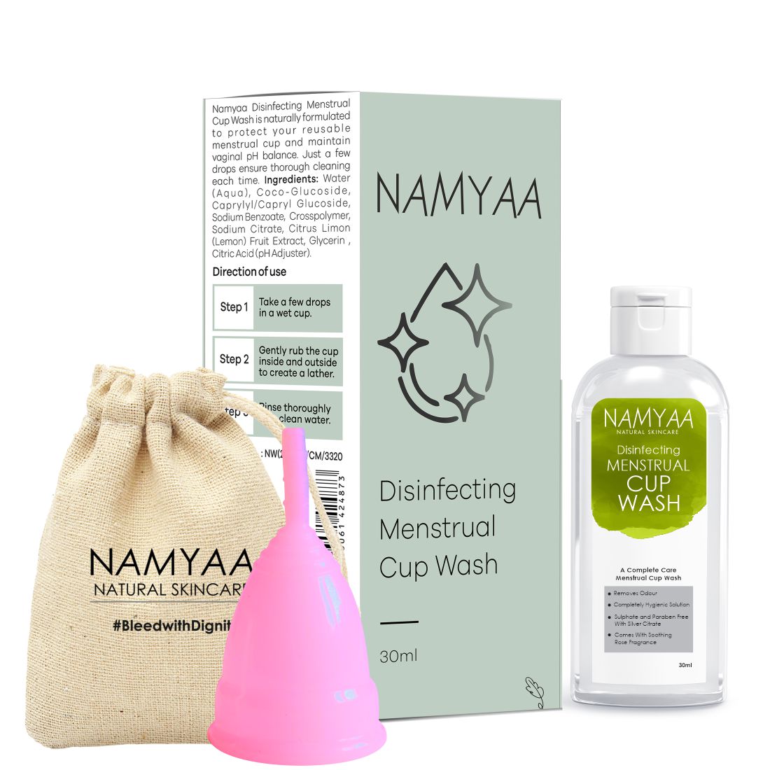 Namyaa Ultra Soft Reusable Menstrual Cup Small, 1 Count, Pack of 1 Namyaa Ultra Soft Reusable Menstrual Cup Small, 1 Count, Pack of 1