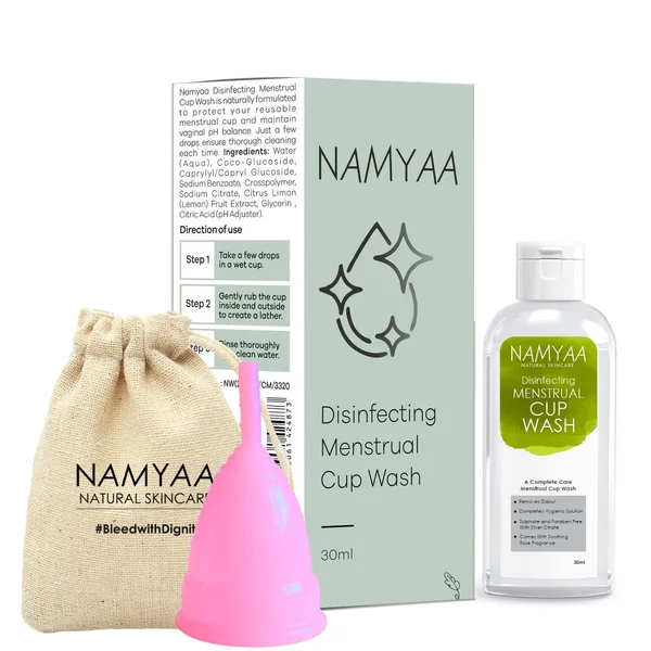 Namyaa Ultra Soft Reusable Menstrual Cup Small, 1 Count
