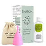 Namyaa Ultra Soft Reusable Menstrual Cup Small, 1 Count, Pack of 1