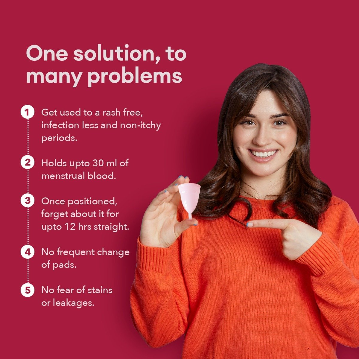 Namyaa Ultra Soft Reusable Menstrual Cup Medium, 1 Count, Pack of 1 Namyaa Ultra Soft Reusable Menstrual Cup Medium, 1 Count, Pack of 1