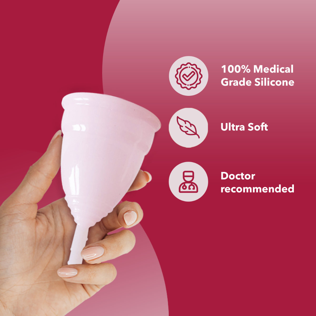 Namyaa Ultra Soft Reusable Menstrual Cup Medium, 1 Count, Pack of 1 Namyaa Ultra Soft Reusable Menstrual Cup Medium, 1 Count, Pack of 1