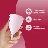 Namyaa Ultra Soft Reusable Menstrual Cup Large, 1 Count, Pack of 1