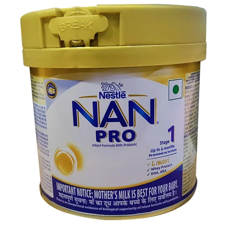 NestlÃ© NAN PRO 1 Infant Formula with Probiotic (Up to 6 months), Stage 1-200 gm Tin