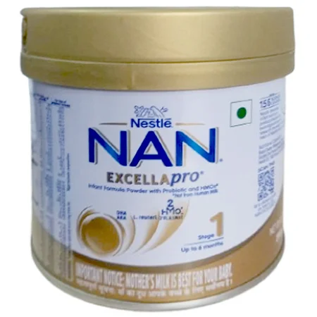 Nestle Nan Excellapro Infant Formula Stage 1 (Upto 6 Months) Powder, 200 gm Tin