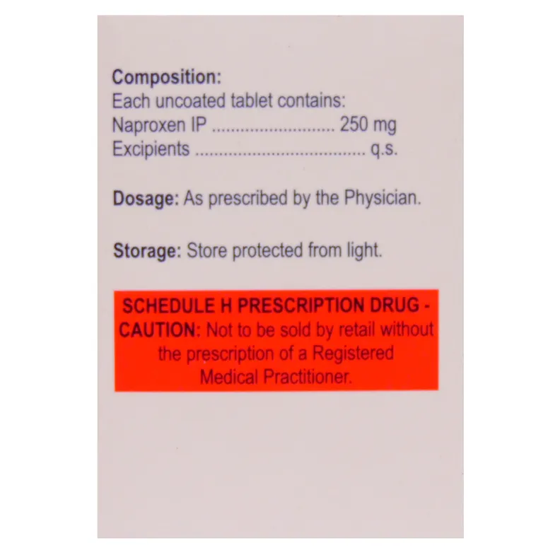 Napro 250 Buy Naprosyn 250 Tablet online | Uses, Side Effects, Price and ...