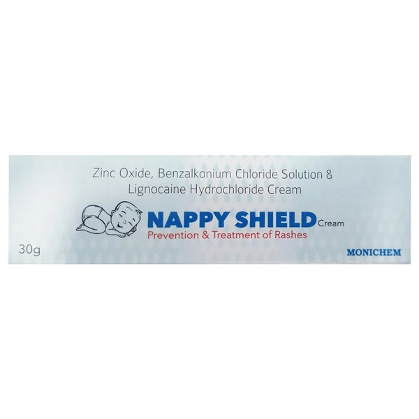 Nappy Shield Rashes Cream, 30 gm, Pack of 1