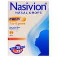 Nasivion 0.025% Paediatric Nasal Drops, 10 ml