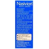 Nasivion 0.025% Paediatric Nasal Drops, 10 ml, Pack of 1 LIQUID