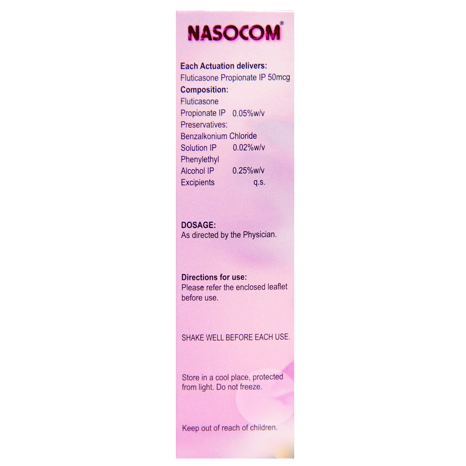Nasocom Nasal Spray 10 ml, Pack of 1 NASAL SPRAY Nasocom Nasal Spray 10 ml, Pack of 1 NASAL SPRAY