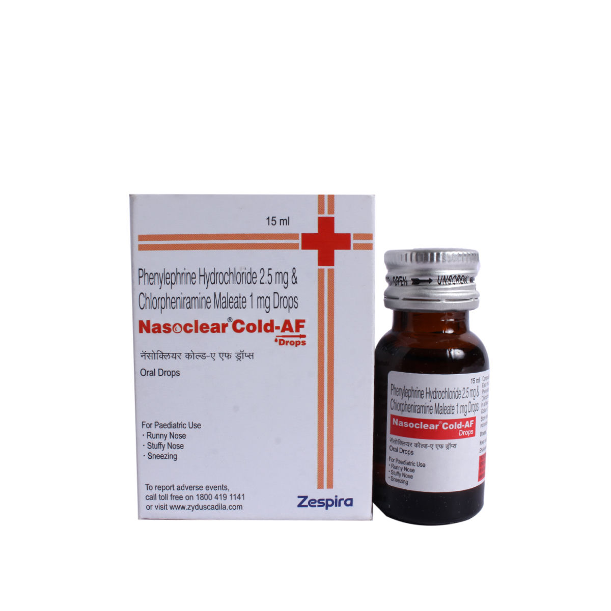 Buy Nasoclear Cold-AF Oral Drops 15 ml Online