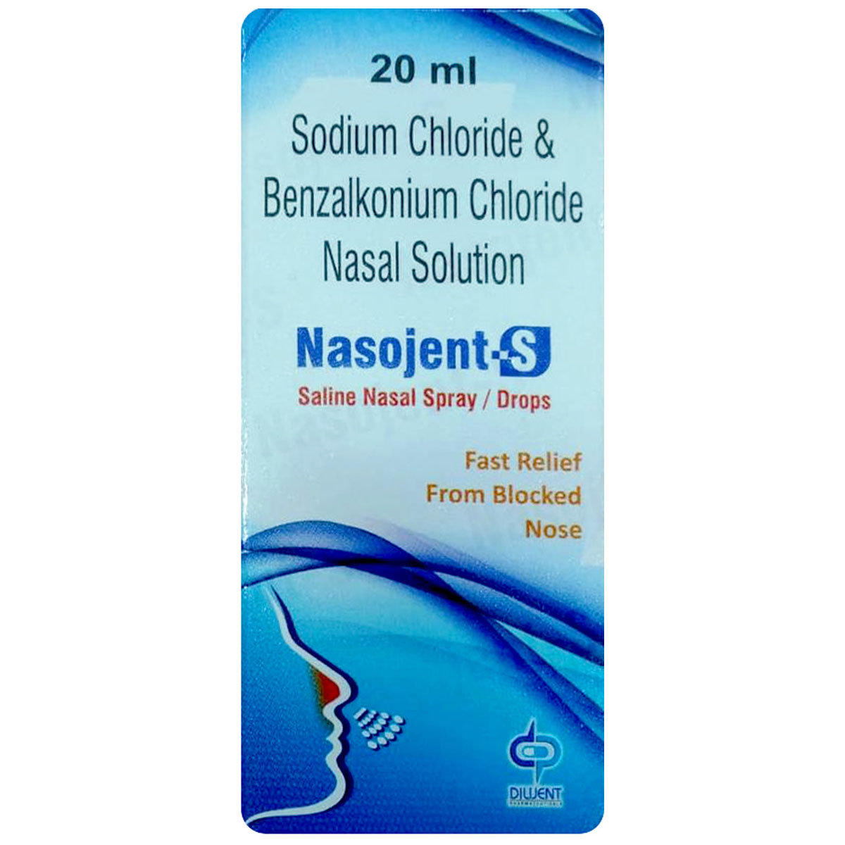 Nasojent-S Saline Nasal Spray/ Drops 20 ml, Pack of 1 Nasojent-S Saline Nasal Spray/ Drops 20 ml, Pack of 1
