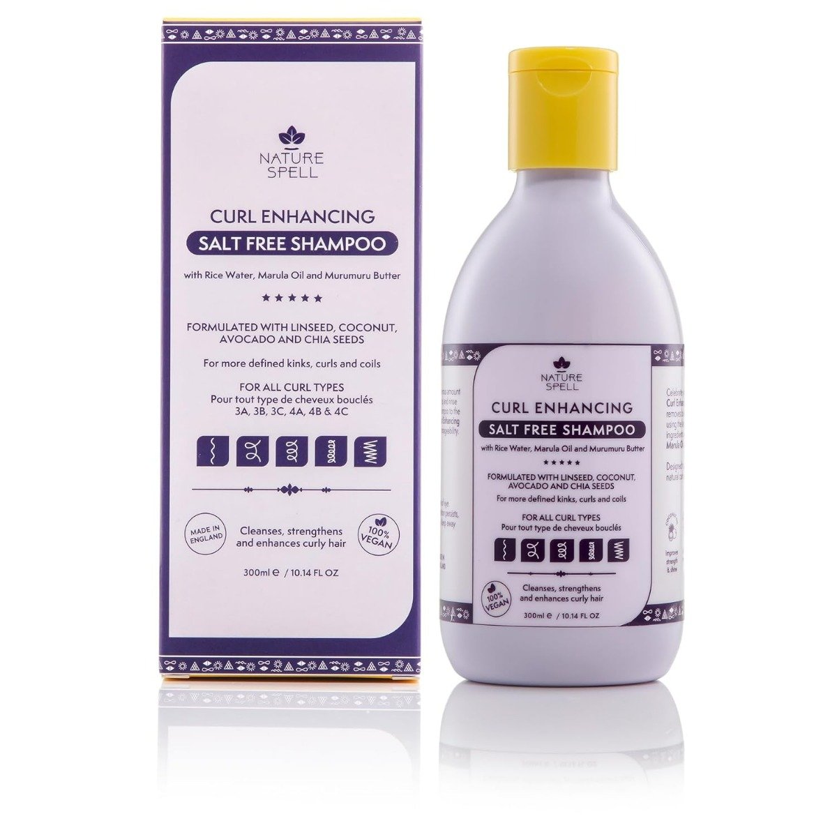 Nature Spell Curl Enhancing Salt Free Shampoo, 300 ml, Pack of 1 Nature Spell Curl Enhancing Salt Free Shampoo, 300 ml, Pack of 1