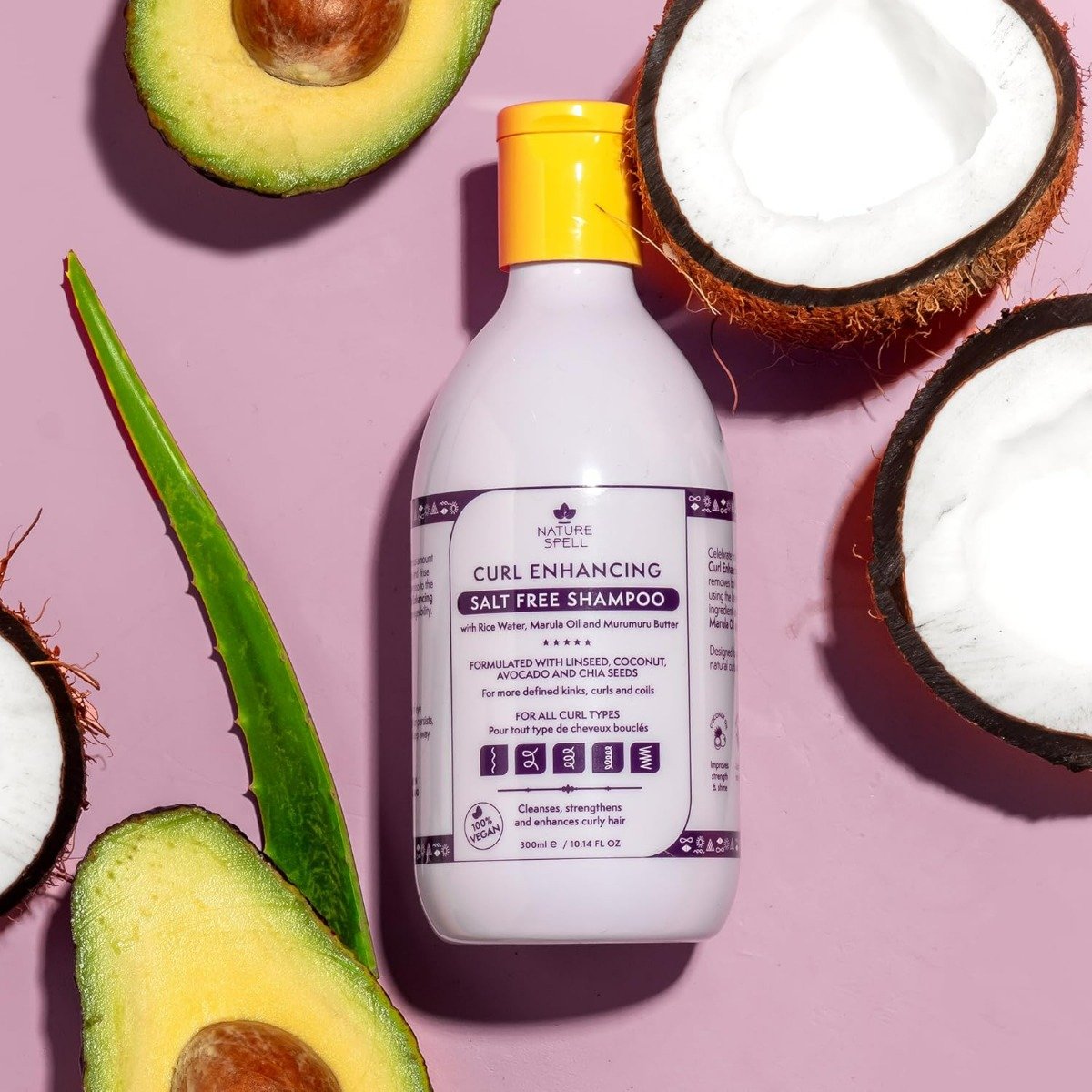 Nature Spell Curl Enhancing Salt Free Shampoo, 300 ml, Pack of 1 Nature Spell Curl Enhancing Salt Free Shampoo, 300 ml, Pack of 1