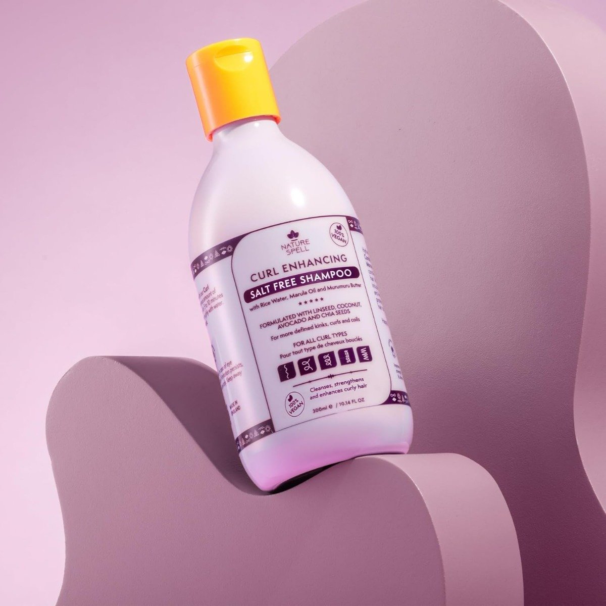 Nature Spell Curl Enhancing Salt Free Shampoo, 300 ml, Pack of 1 Nature Spell Curl Enhancing Salt Free Shampoo, 300 ml, Pack of 1