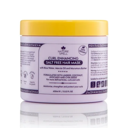Nature Spell Curl Enhancing Salt Free Hair Mask, 400 ml
