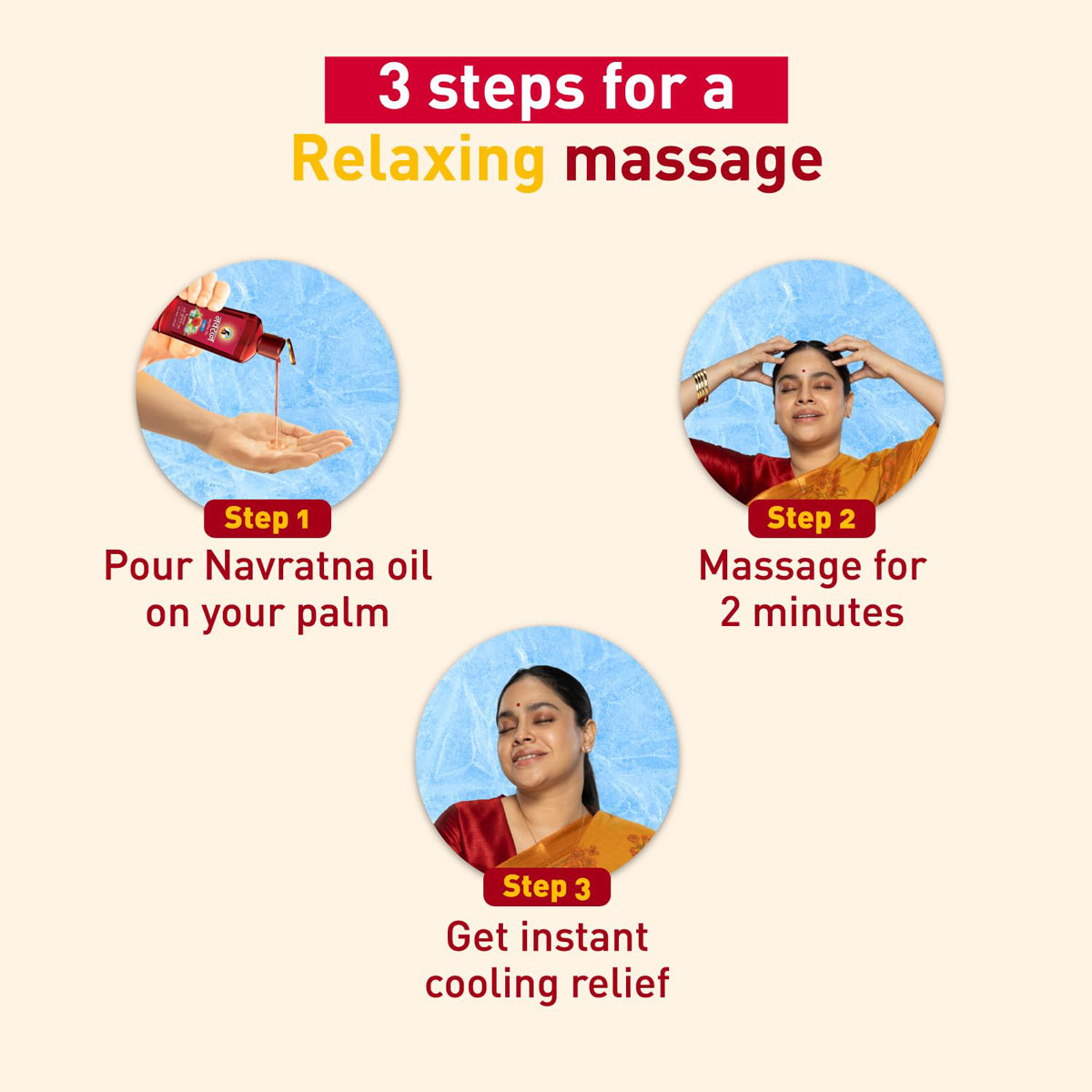 Navratna Ayurvedic Cool Hair Oil, 300 ml, Pack of 1 Navratna Ayurvedic Cool Hair Oil, 300 ml, Pack of 1