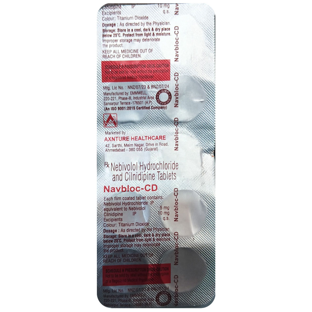 Navbloc-CD Tablet 10's, Pack of 10 Navbloc-CD Tablet 10's, Pack of 10