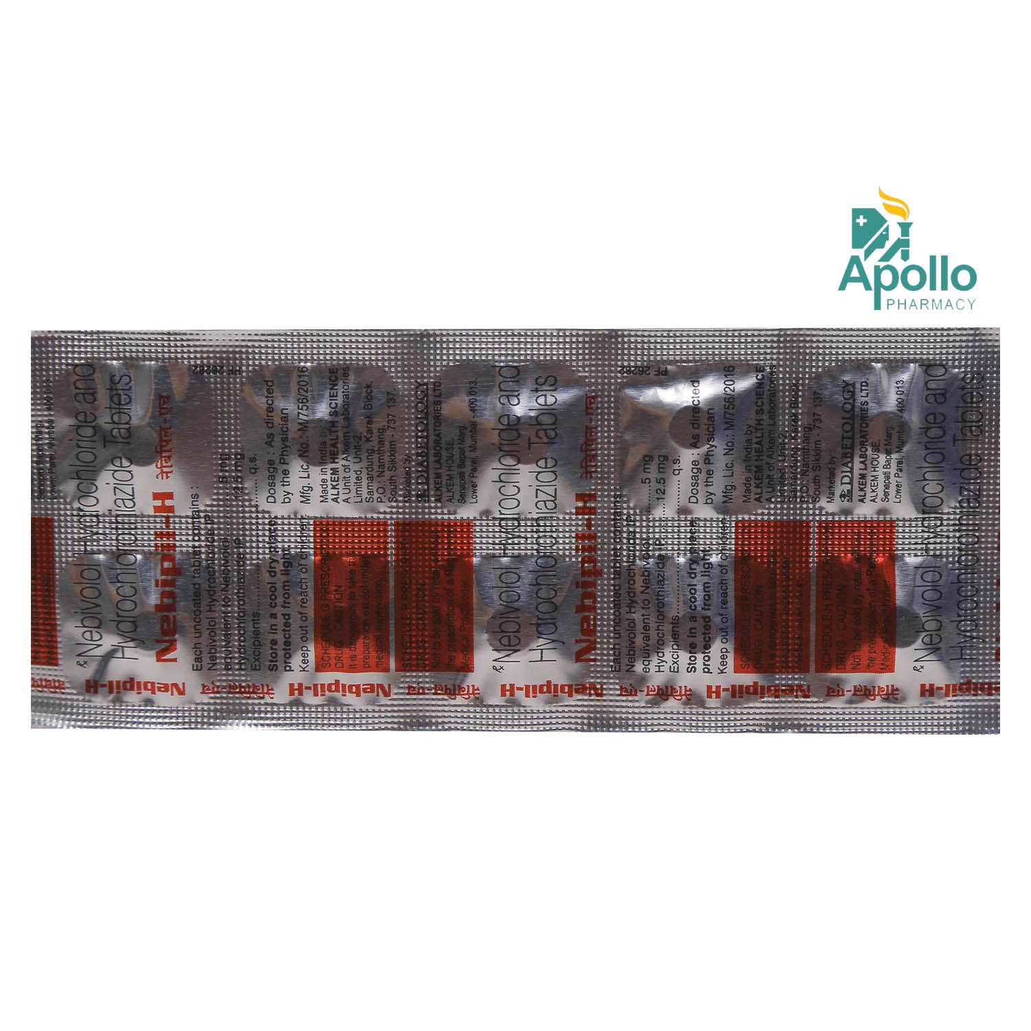 NEBIPIL H TABLET, Pack of 10 TABLETS NEBIPIL H TABLET, Pack of 10 TABLETS