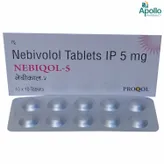 Nebiqol-5 Tablet 10's, Pack of 10 TABLETS