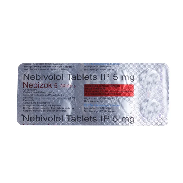 Nebizok 5 Tablet 10's, Pack of 10 TabletS