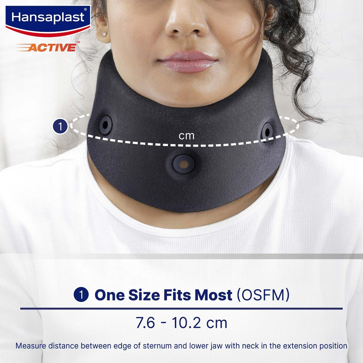 Hansaplast Active Cervical Neck Support OSFM (One Size Fits Most), 1 Count, Pack of 1 Hansaplast Active Cervical Neck Support OSFM (One Size Fits Most), 1 Count, Pack of 1