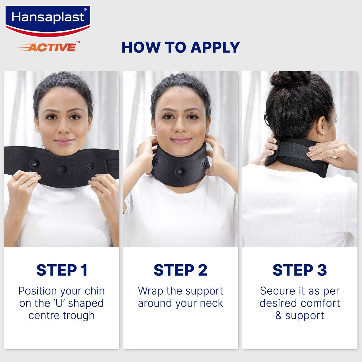 Hansaplast Active Cervical Neck Support OSFM (One Size Fits Most), 1 Count, Pack of 1 Hansaplast Active Cervical Neck Support OSFM (One Size Fits Most), 1 Count, Pack of 1