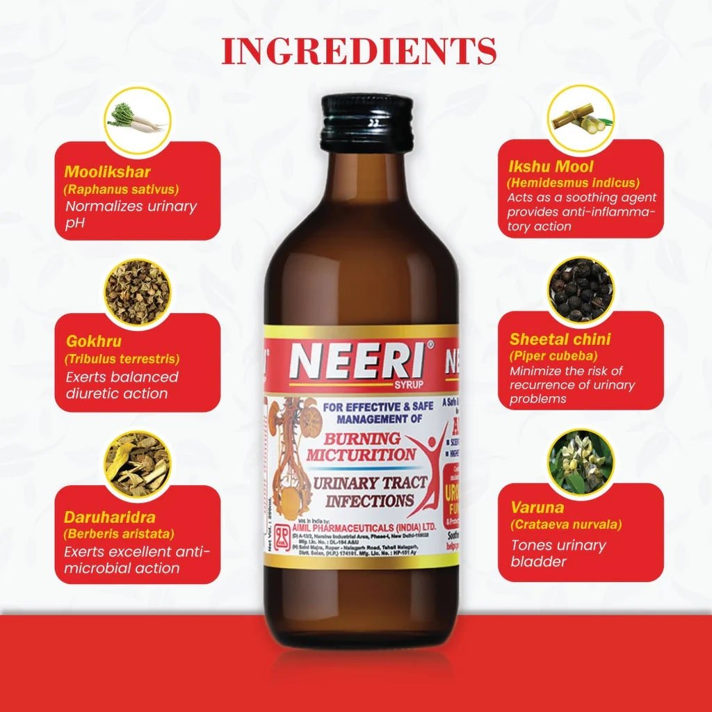 Aimil Neeri Syrup, 200 ml, Pack of 1 Aimil Neeri Syrup, 200 ml, Pack of 1