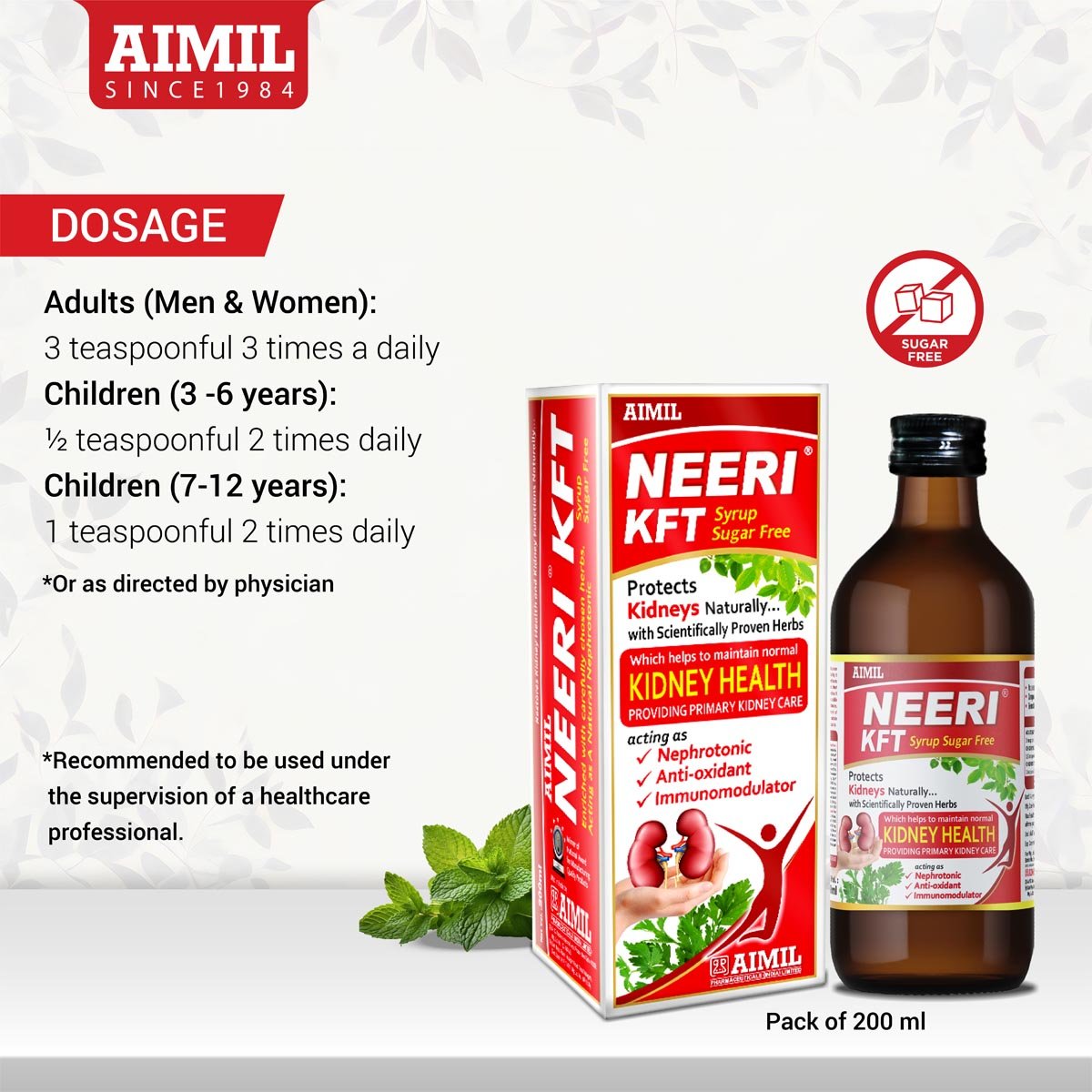 Aimil Neeri KFT Syrup 200 ml, Pack of 1 Aimil Neeri KFT Syrup 200 ml, Pack of 1