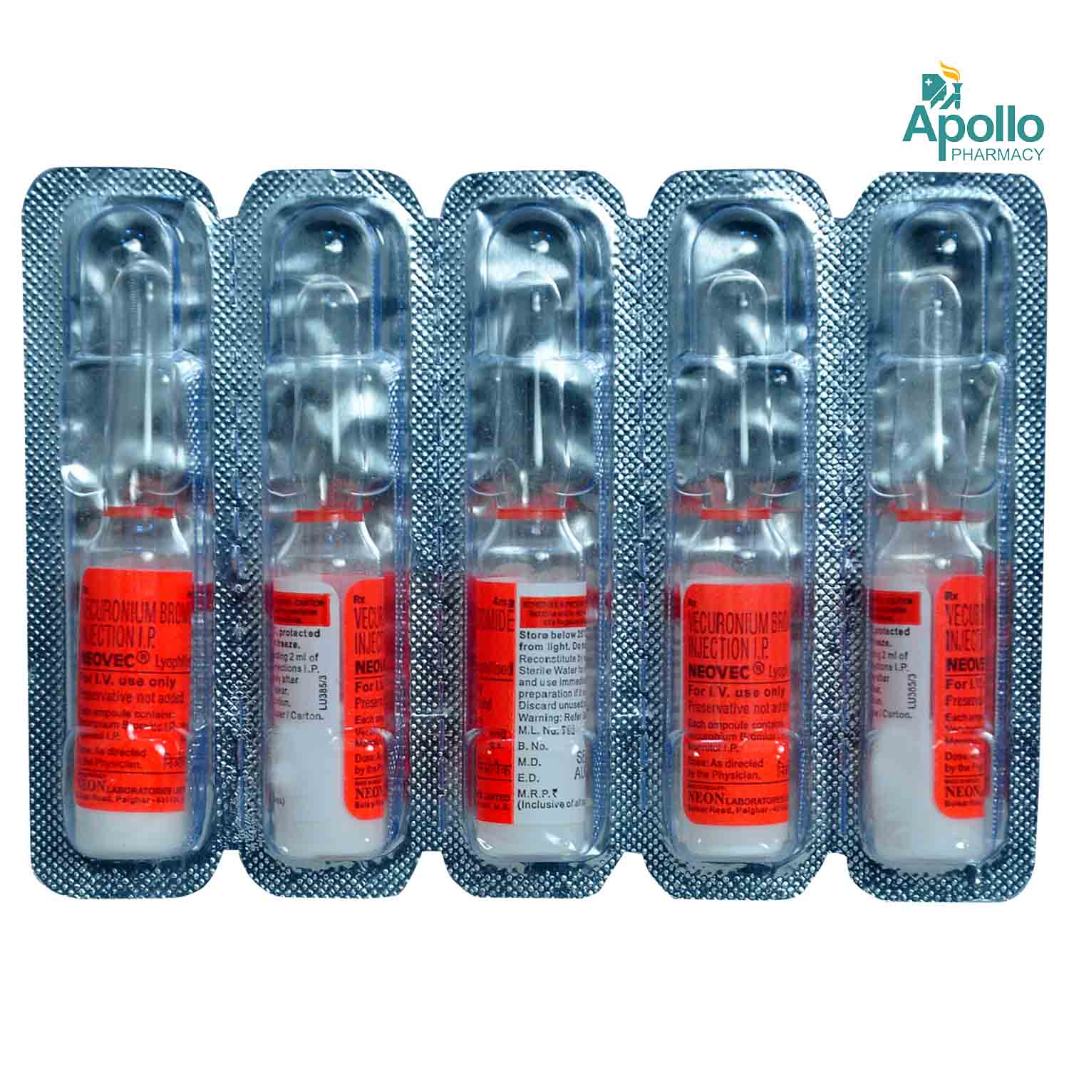 Neovec 4 mg Injection 2 ml, Pack of 1 Injection Neovec 4 mg Injection 2 ml, Pack of 1 Injection