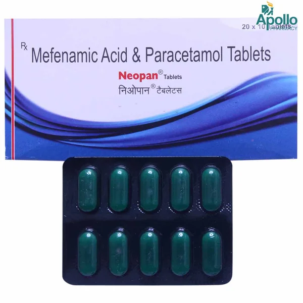 NEOPAN 250MG TABLET, Pack of 10 TABLETS