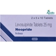 Neopride 25 mg Tablet 10's