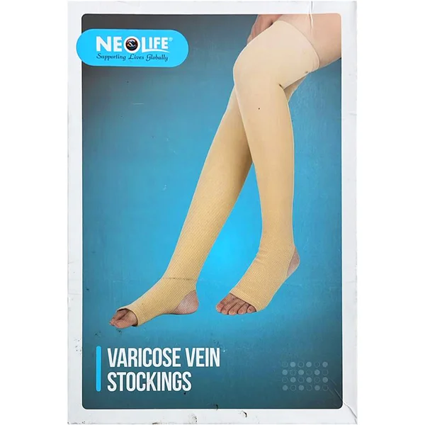 Aadhar Neolife Varicose Vein Stocking Class 1 Mid Thigh Medium, 1 Count, Pack of 1