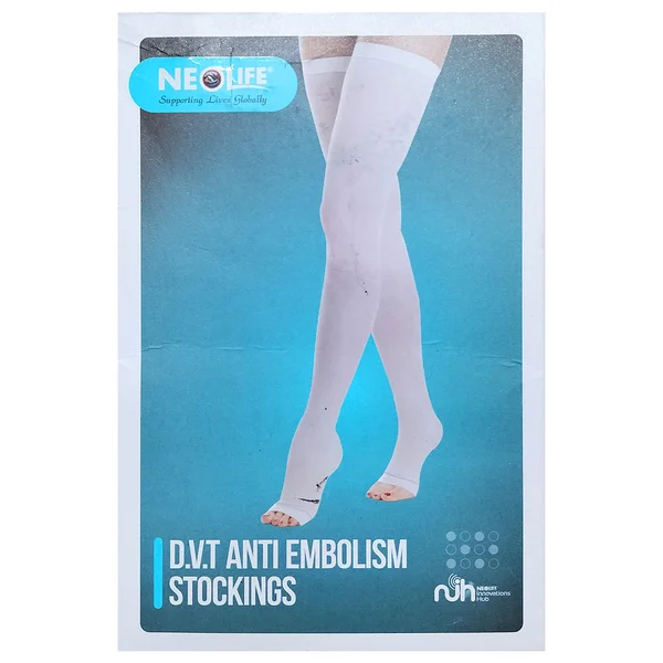Aadhar Neolife Dvt Anti Embolism Stockings Large AS-06, 1 Count, Pack of 1