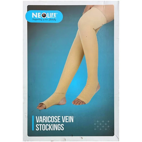 Aadhar Neolife Varicose Vein Stocking Class 1 Mid Thigh Small , Pack of 1
