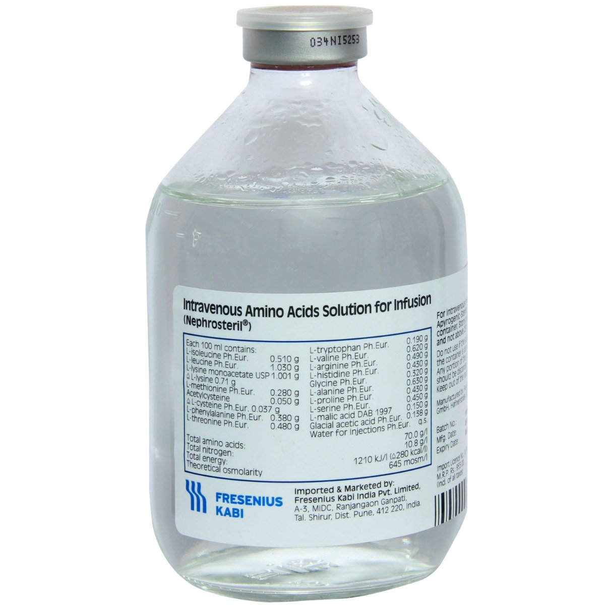 Nephrosterile 500ml, Pack of 1 Nephrosterile 500ml, Pack of 1