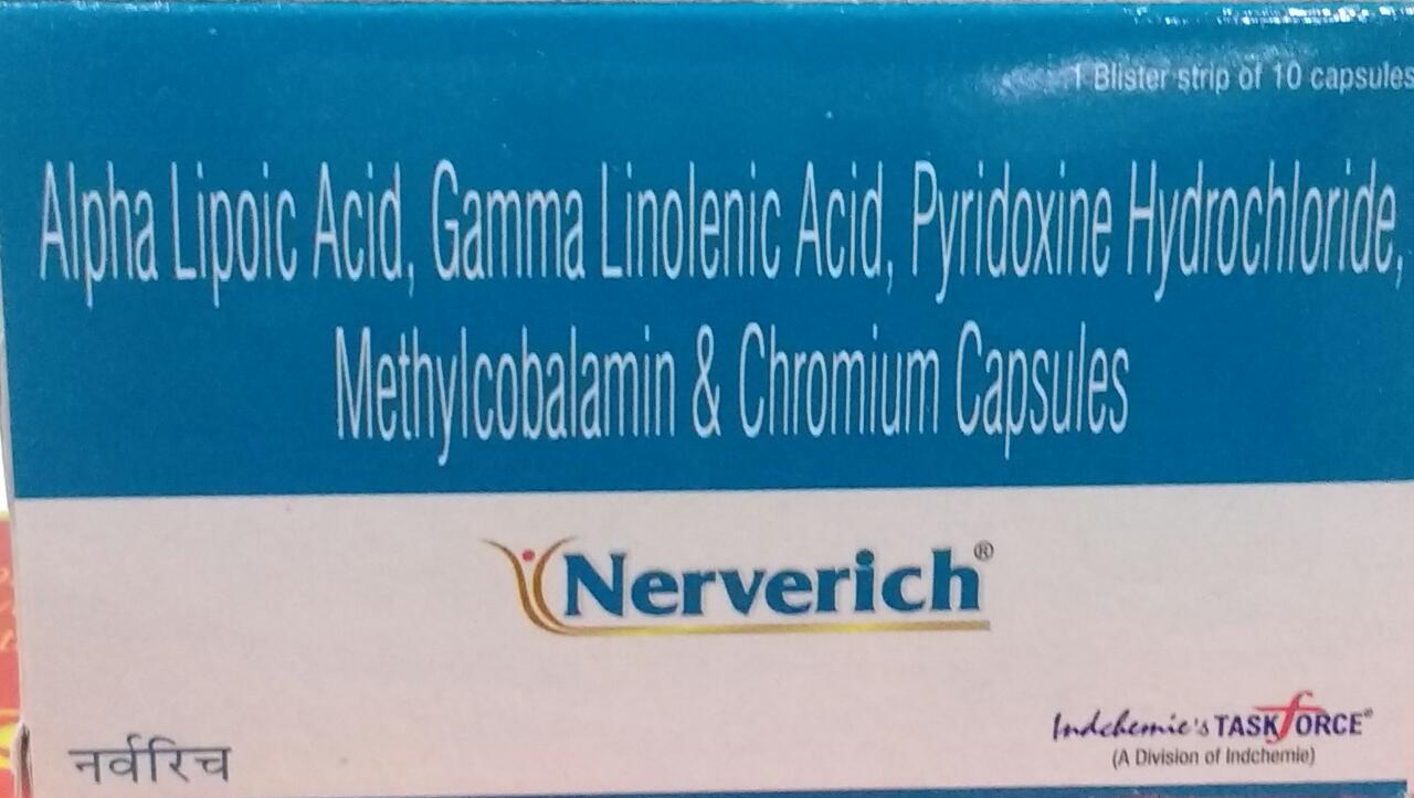 Nerverich Capsule 10's, Pack of 10 Nerverich Capsule 10's, Pack of 10