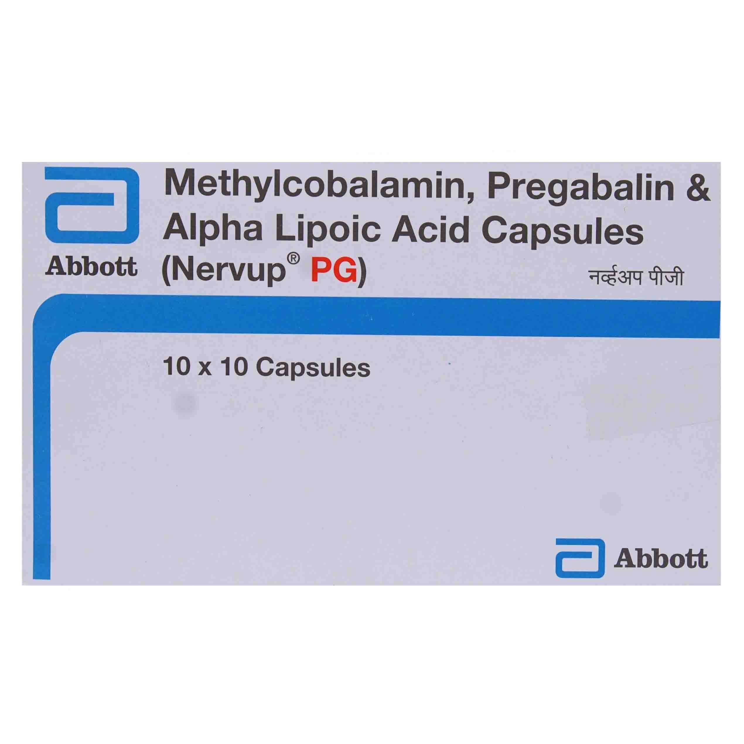 Nervup PG Capsule 10's, Pack of 10 CAPSULES Nervup PG Capsule 10's, Pack of 10 CAPSULES