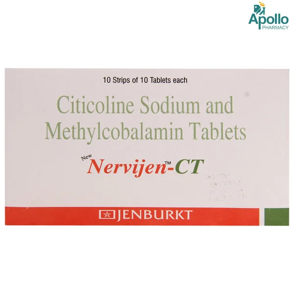 New Nervijen CT Tablet 10's, Pack of 10 TABLETS