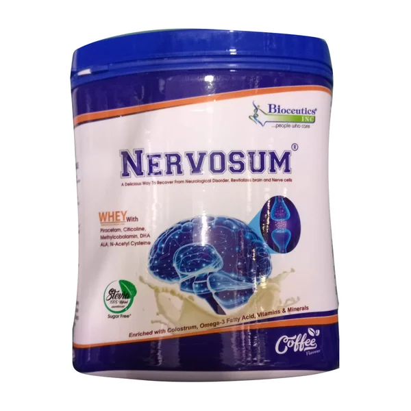 Nervosum Coffee Vanilla Flavour Powder, 200 gm, Pack of 1