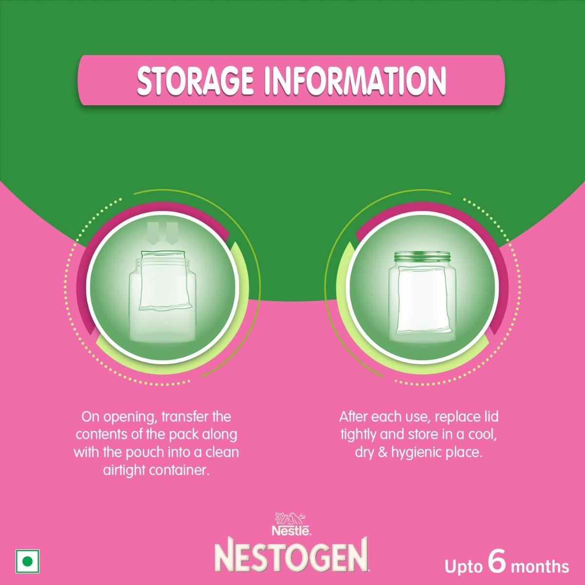 Nestogen 1 Infant Formula Up to 6 Months, Bag-in-Box Pack, 400 gm, Pack of 1 Nestogen 1 Infant Formula Up to 6 Months, Bag-in-Box Pack, 400 gm, Pack of 1