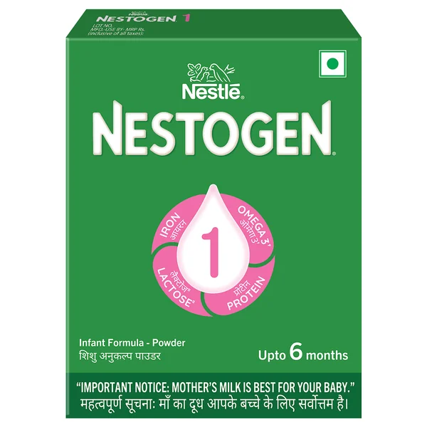 Nestogen 1 Infant Formula Up to 6 Months, Bag-in-Box Pack, 400 gm