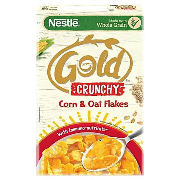 Nestle Gold Crunchy Corn & Oat Flakes, 475 gm