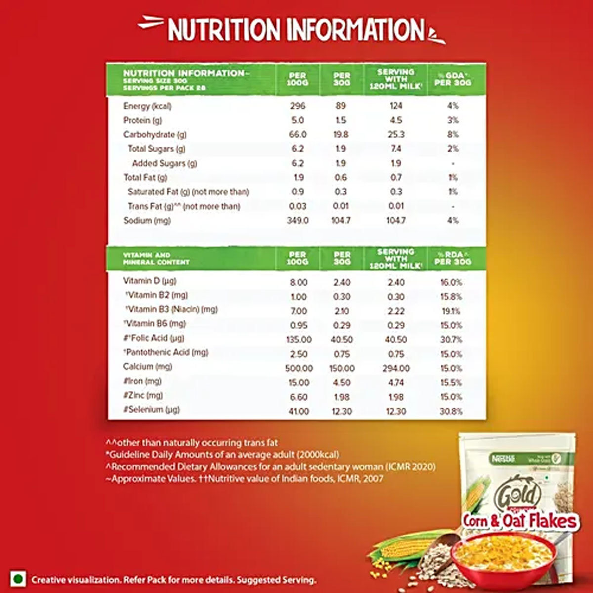 Nestle Gold Crunchy Corn & Oat Flakes, 475 gm, Pack of 1 Nestle Gold Crunchy Corn & Oat Flakes, 475 gm, Pack of 1