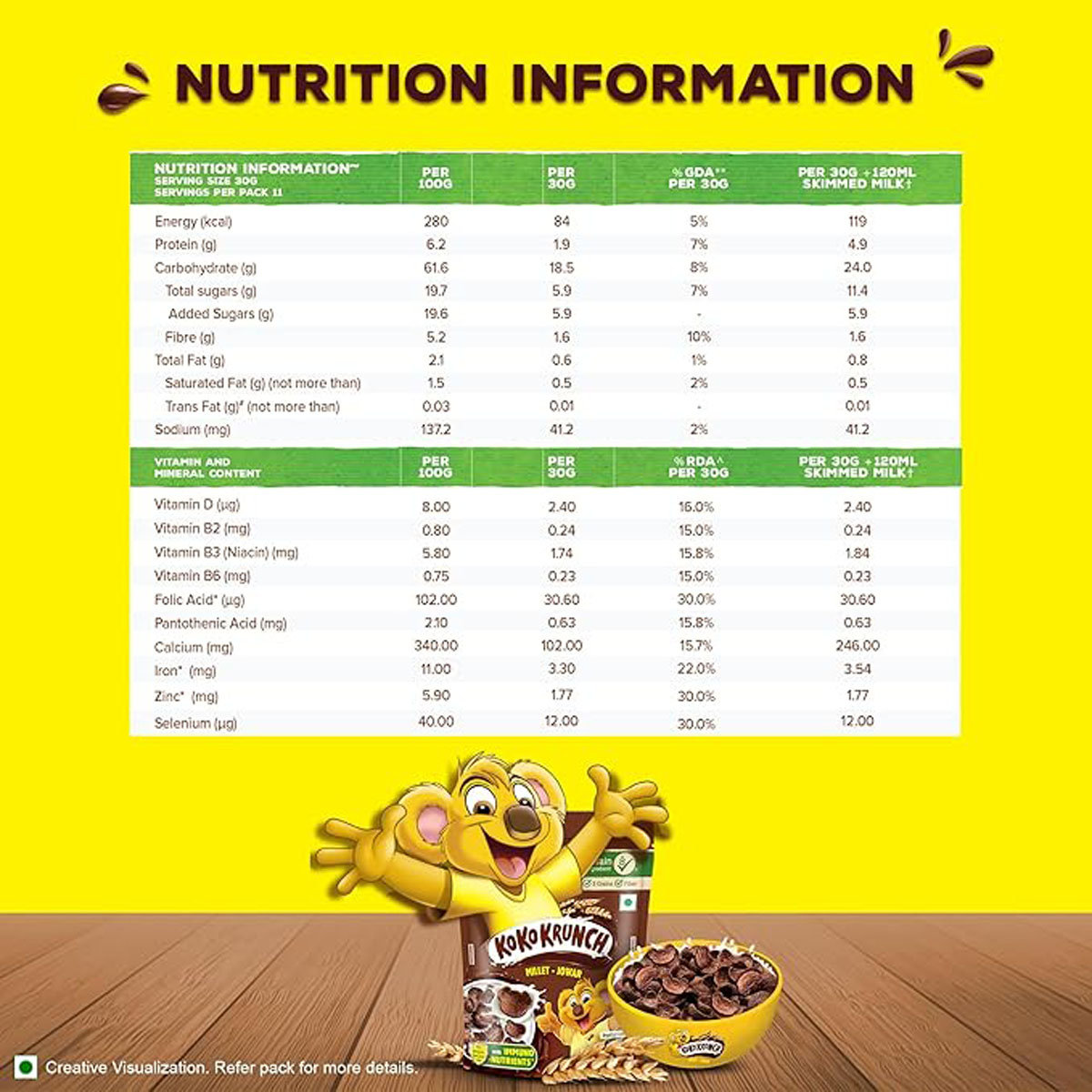 Nestle Koko Krunch Chocolate, 350 gm, Pack of 1 Nestle Koko Krunch Chocolate, 350 gm, Pack of 1
